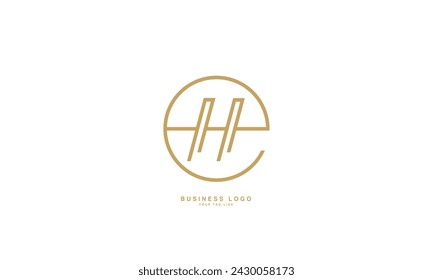 HE, EH, H, E, Abstract Letters Logo Monogram