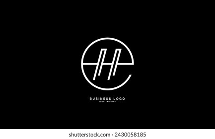 HE, EH, H, E, Abstract Letters Logo Monogram