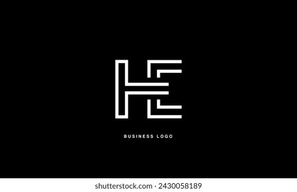 HE, EH, H, E, Abstract Letters Logo Monogram