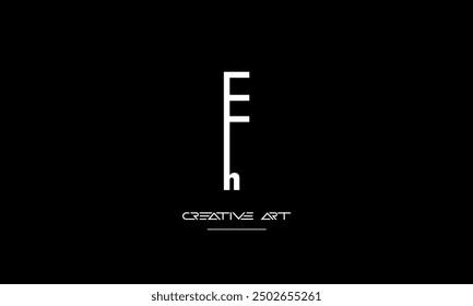 HE, EH, H, E abstract letters logo monogram