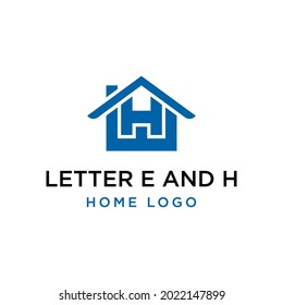HOME-LOGO MIT SCHREIBEN E UND H