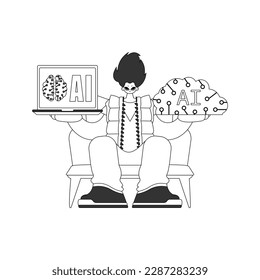 He has a vector linear AI model in his grasp