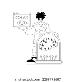 He has a vector linear AI model in his grasp