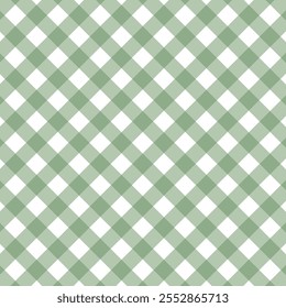 A imagem mostra um padrão clássico de gingham xadrez em azul-petróleo suave e branco. O design consiste em linhas diagonais que formam quadrados espaçados uniformemente, criando uma grade simétrica. Este pa