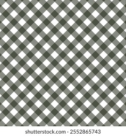 A imagem mostra um padrão clássico de gingham xadrez em azul-petróleo suave e branco. O design consiste em linhas diagonais que formam quadrados espaçados uniformemente, criando uma grade simétrica. Este pa