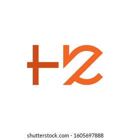 HE initial letter logo template vector icon design