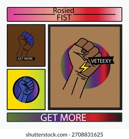 El diseño grita “verdaderos ganadores, verdadera flexibilidad”.
Arriba a la izquierda: una insignia oscura y malhumorada de “PUÑO de color de rosa”.
Centro: un brazo tatuado que agarra dinero en efectivo con la marca “VETEXY” (lo que implica una gota fresca y exclusiva).
Parte inferior: t