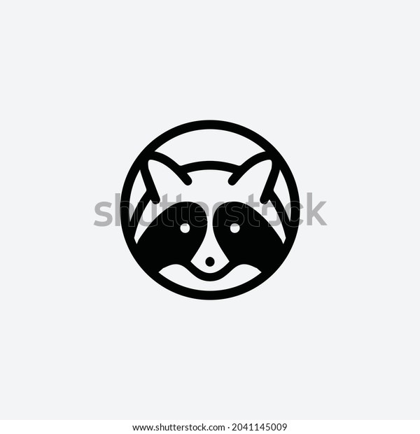 he logo shows a racoon\
shaped into a circle, easy to remember and suitable for all\
industries.
