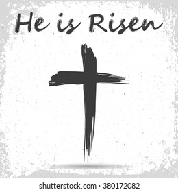 He is risen. Easter background.