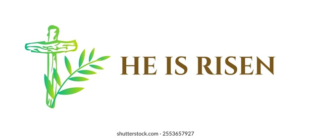 HE IS RISEN, Easter Banner