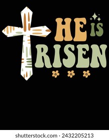 He is risen t shirt design