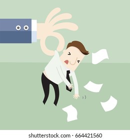 He was sacked from the job