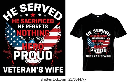  He Served He Sacrificed He Regrets Nothing He Is Any Hero Proud Veteran Wife