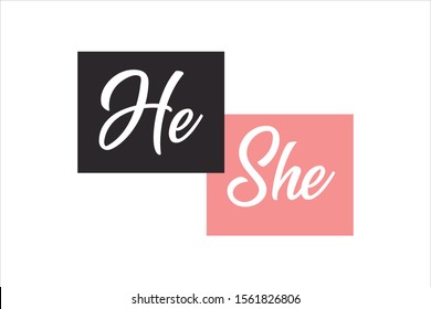 he she lettering picture for valentines day gift cards, letters