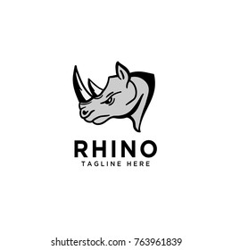 rhino head logo