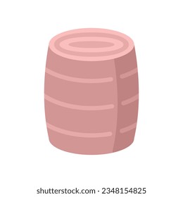 Icono de venda de cabeza vector plano. Accidente de lesión. Paciente aislado de la piel