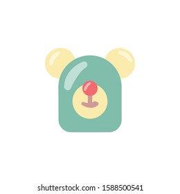 head bear christmas symbol vector
