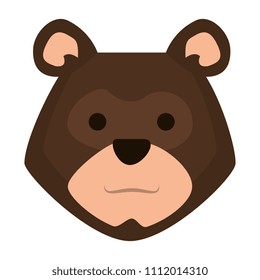 head bear grizzly icon