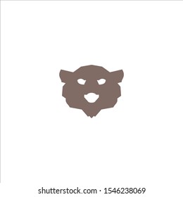 Head bear logo template icon designs