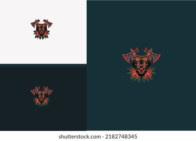 head black beer and sword vector illustration design