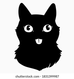 64 126件の 猫 シルエット 顔 のイラスト素材 画像 ベクター画像 Shutterstock