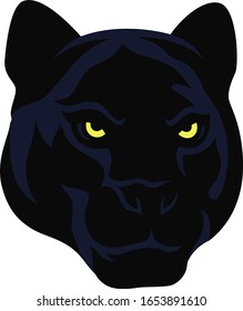 Head of Black Panther, Vector Design