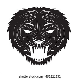 head of black tiger