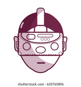 head boy with 3d eyeglasses virtual experience game