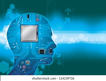 Head and Brain circuit board