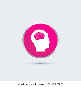 head and brain icon