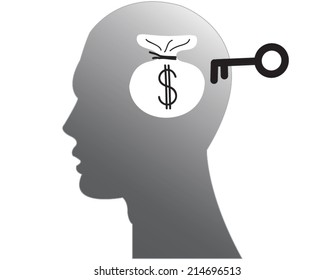 Head brain vector