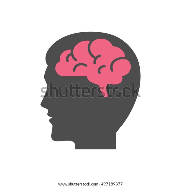 Head Brain Vector Illustration Stock Vector (Royalty Free) 497189377