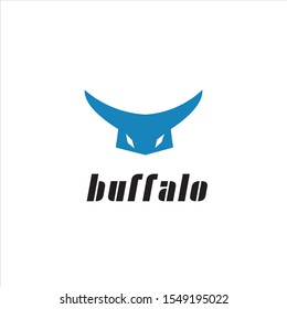 Head Buffalo logo concept icon style