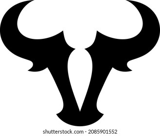 Concepto de diseño abstracto de Head Bull