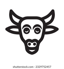 Head of bull icon  design vector