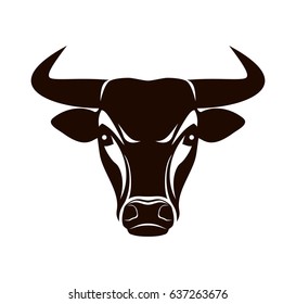 Head of a bull. Logo