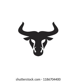 head bull logo icon designs vector