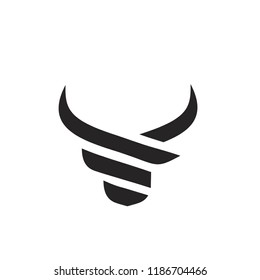 head bull logo icon designs vector