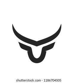 head bull logo icon designs vector