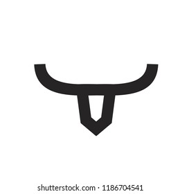 head bull logo icon designs vector