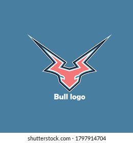 head bull logo icon designs vector