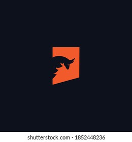 head bull logo vector design template download
