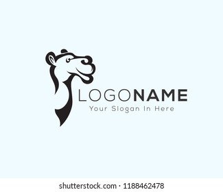 Head camel logo art