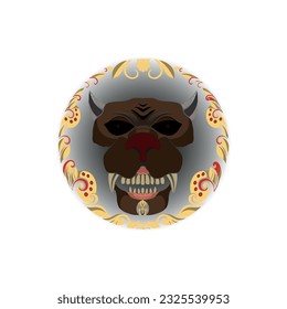 HEAD CHARACTER SKULL EVIL DESIGN