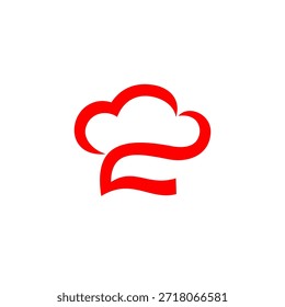 Head Chef Simple Logo Design 