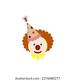 head clown icon design vector