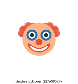 head clown icon design vector