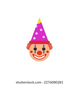 head clown icon design vector