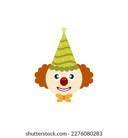 head clown icon design vector