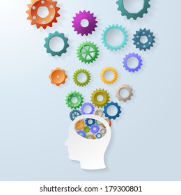 Head with color gears